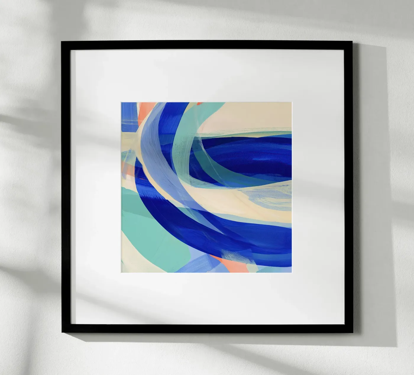 Abstract Ocean Waves poster by Calypso