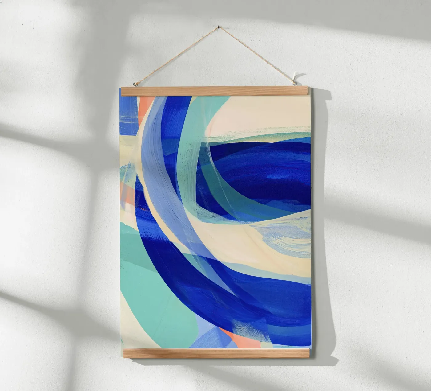 Abstract Ocean Waves poster by Calypso