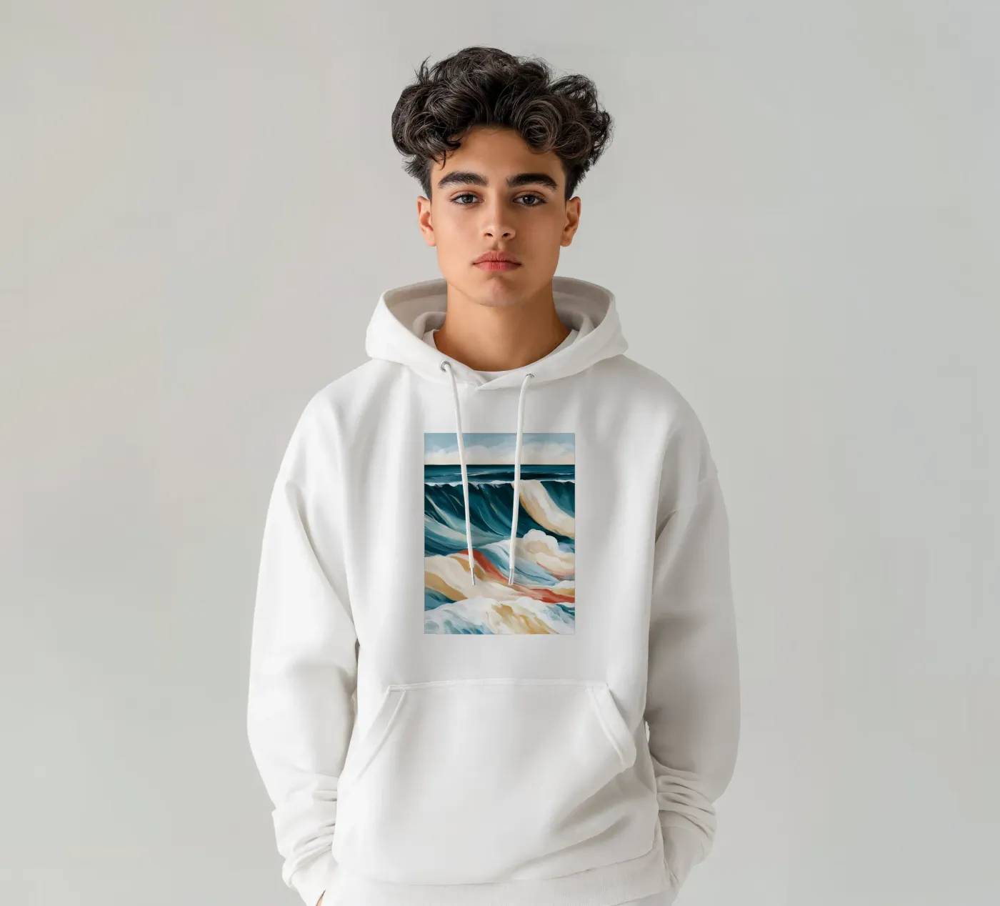 Dramatic Ocean Waves hoodie by Calypso