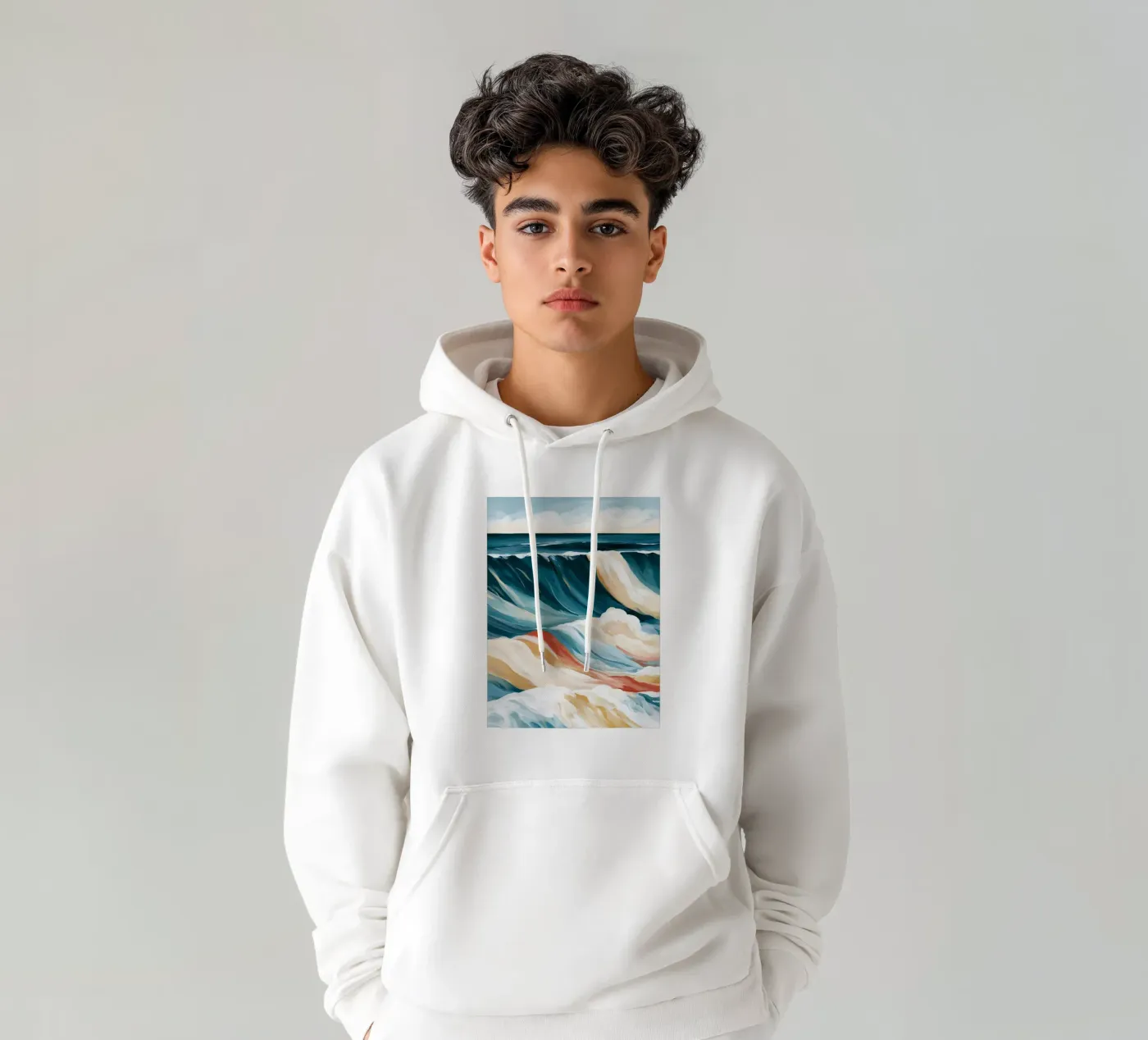 Dramatic Ocean Waves hoodie by Calypso