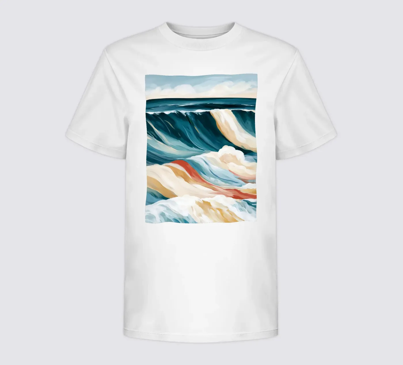 Dramatic Ocean Waves Kinder T-Shirt von Calypso