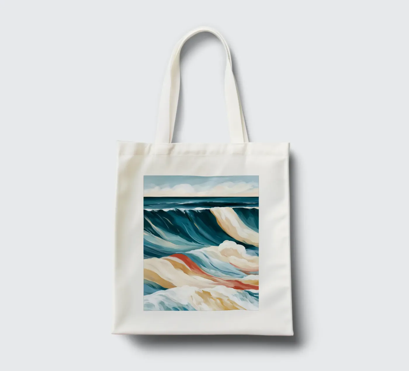 Dramatic Ocean Waves tote bag by Calypso