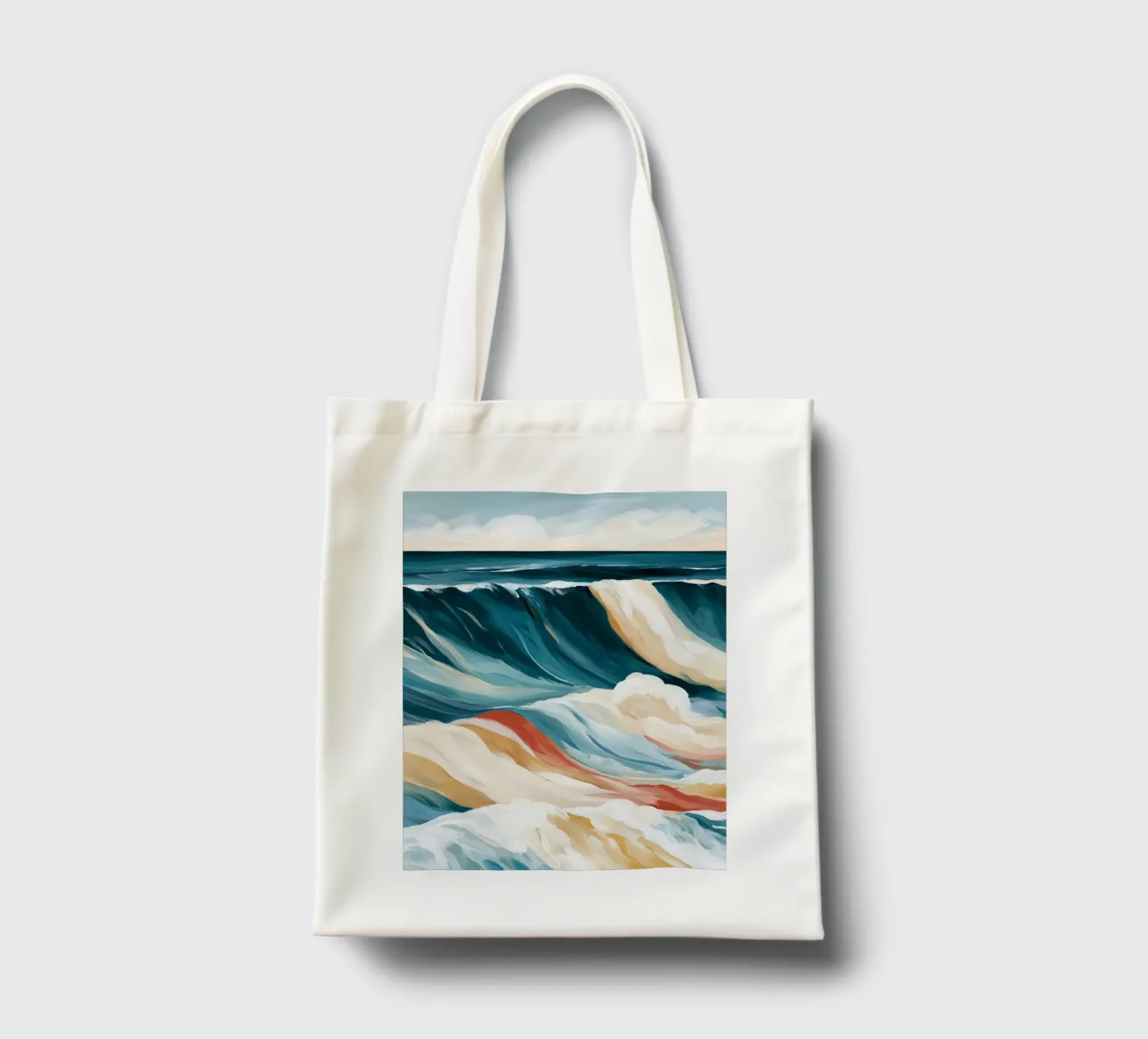 Dramatic Ocean Waves tote bag by Calypso