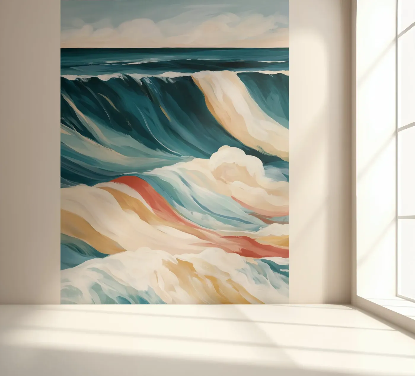 Dramatic Ocean Waves fotobehang van Calypso