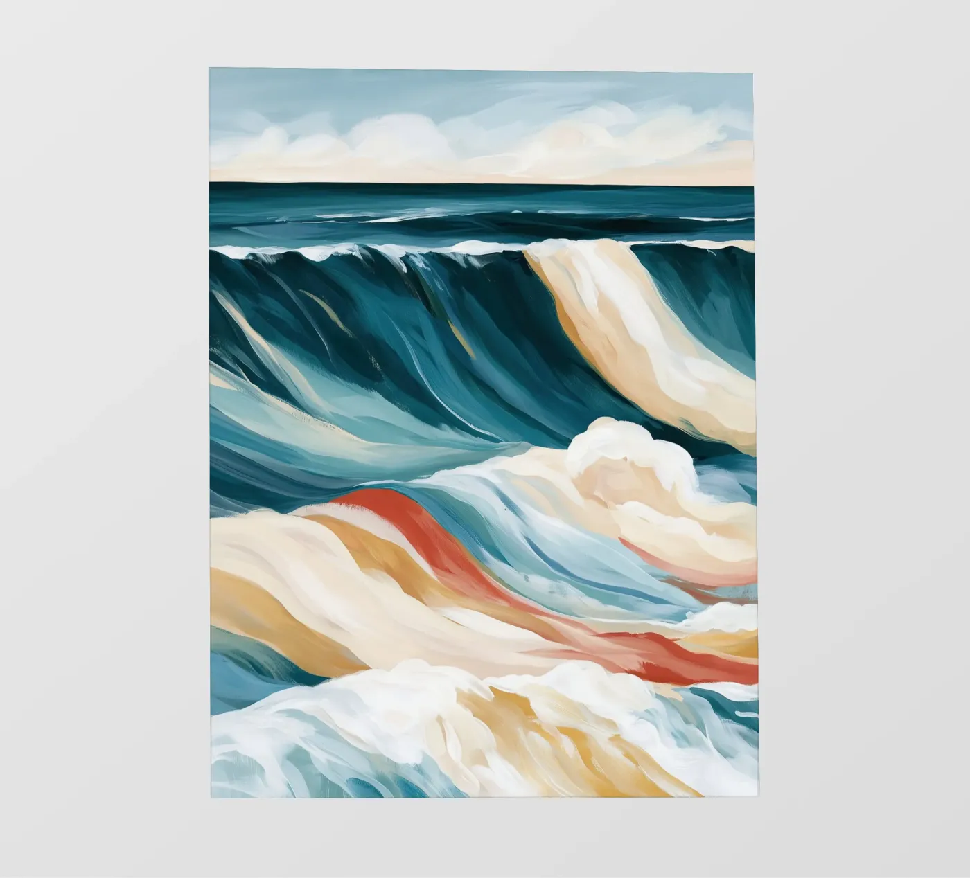 Dramatic Ocean Waves fotobehang van Calypso
