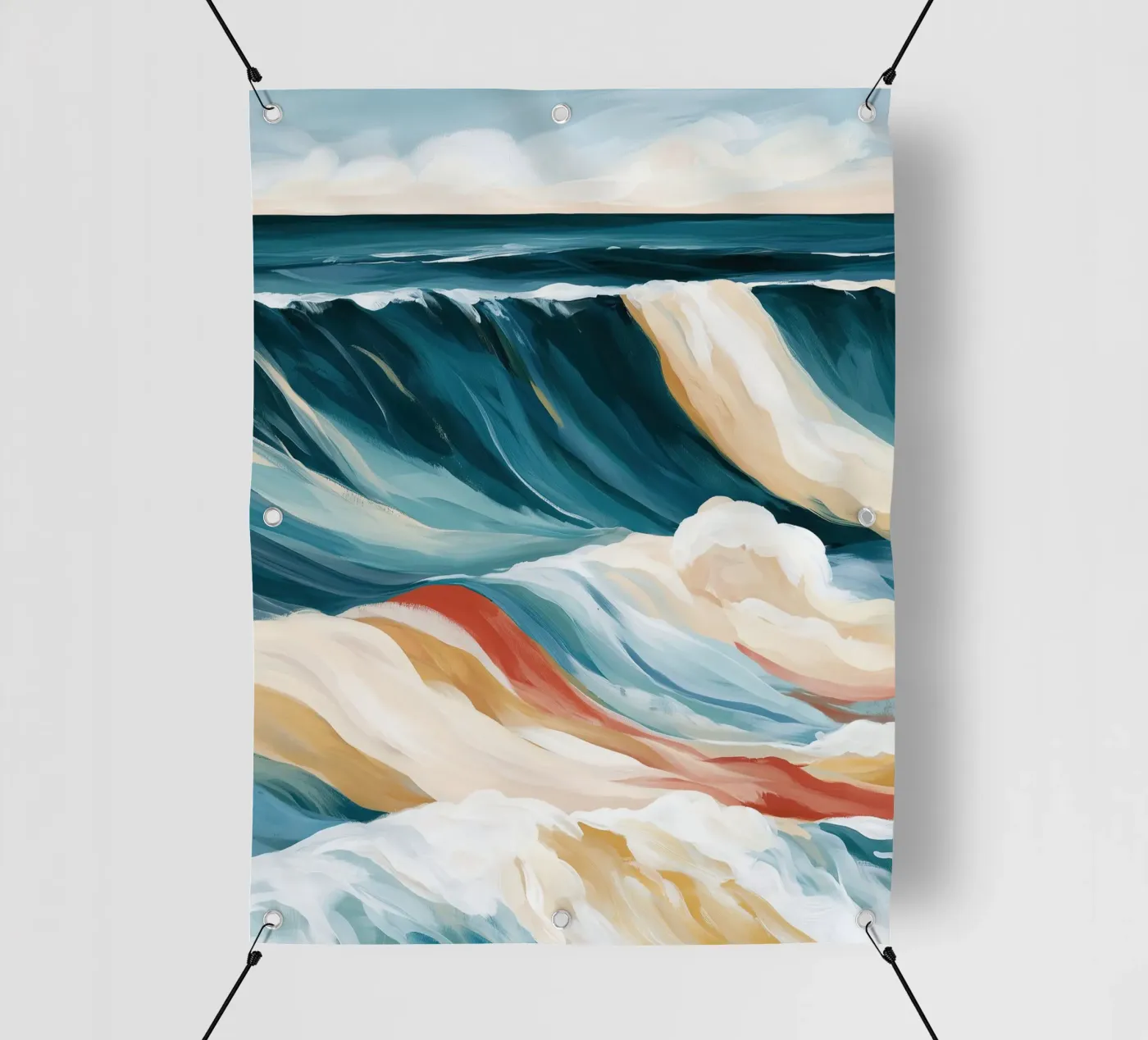 Dramatic Ocean Waves PVC Plane von Calypso