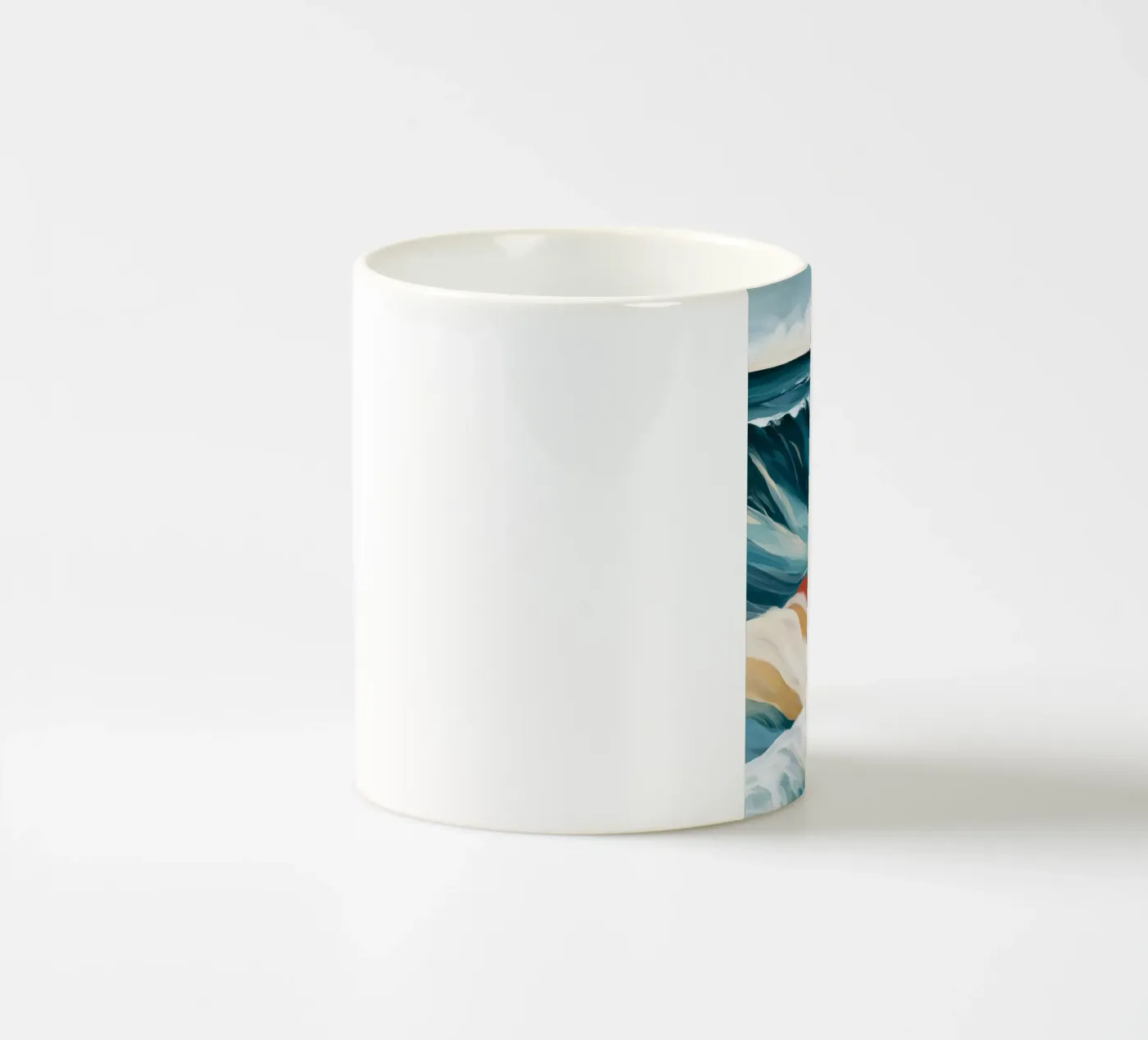 Dramatic Ocean Waves ceramic mug by Calypso