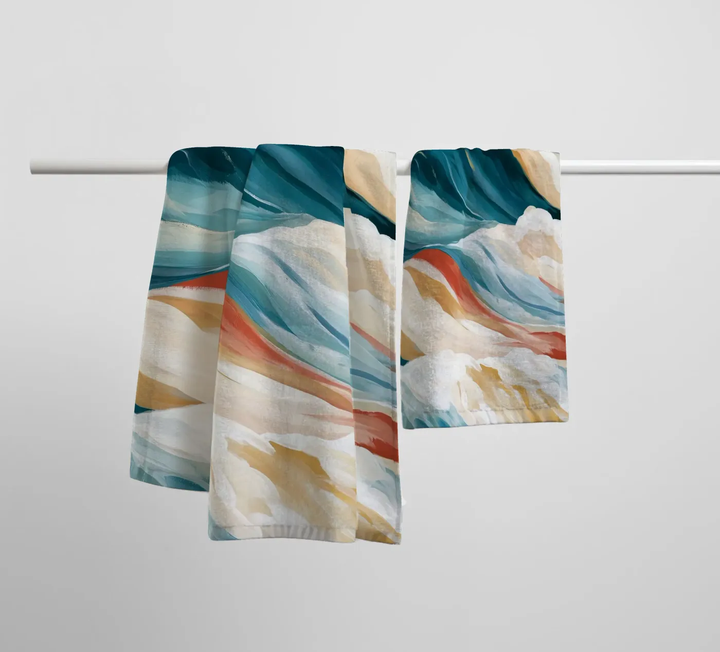 Dramatic Ocean Waves Handtuch von Calypso