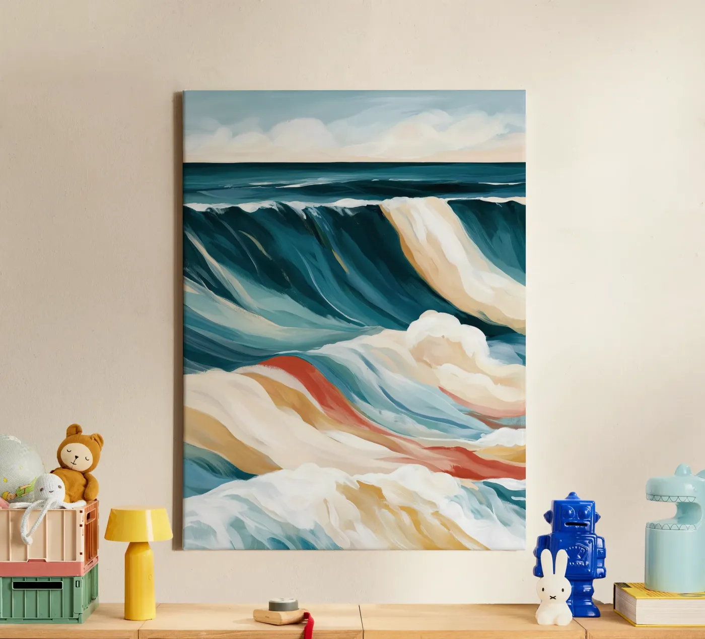 Dramatic Ocean Waves toile de Calypso