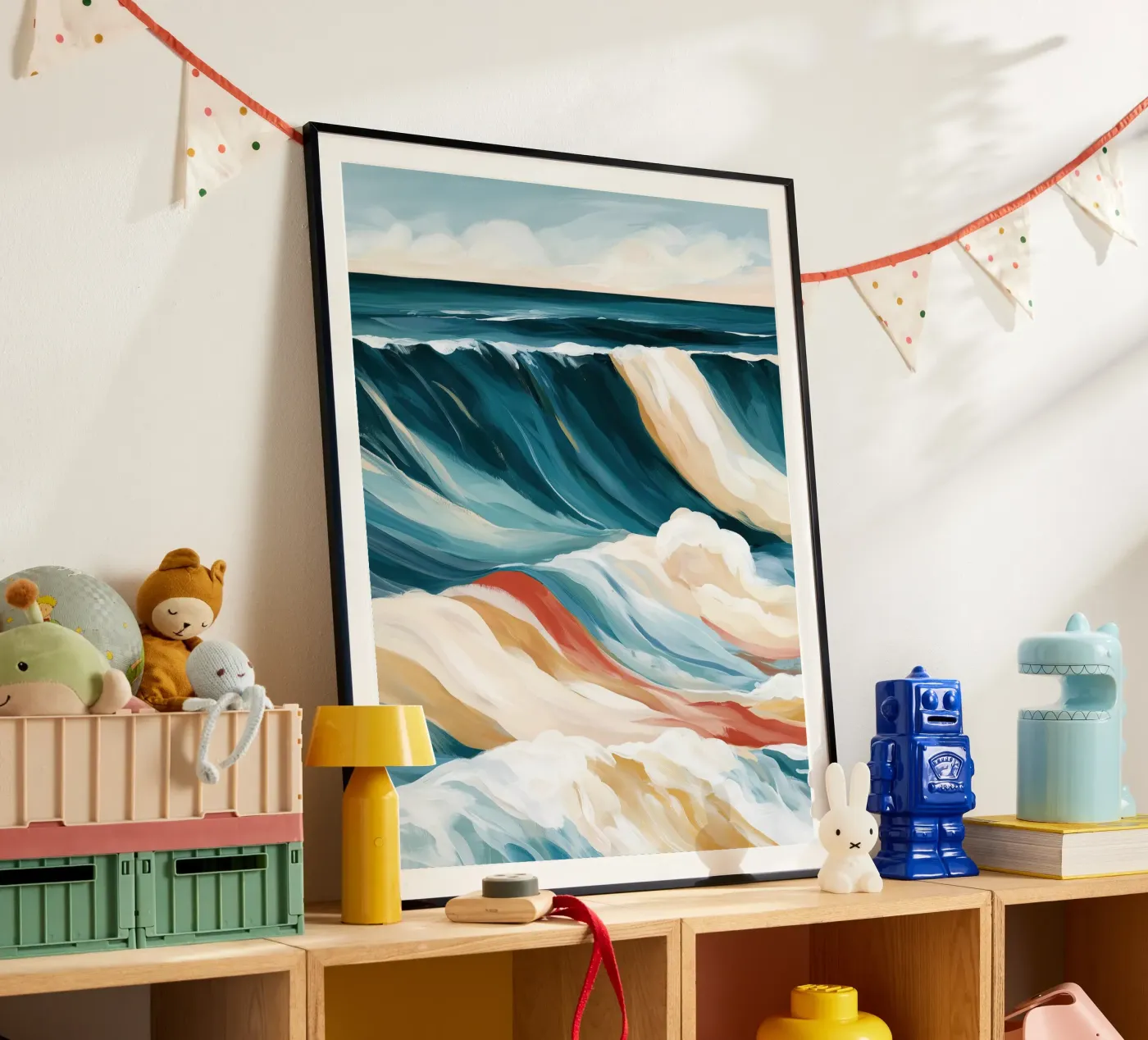 Dramatic Ocean Waves Poster von Calypso