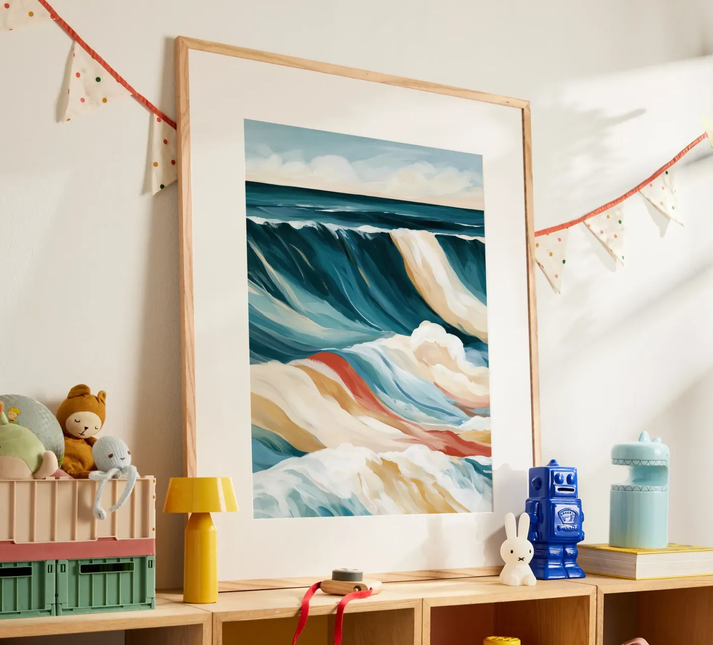 Dramatic Ocean Waves Poster von Calypso