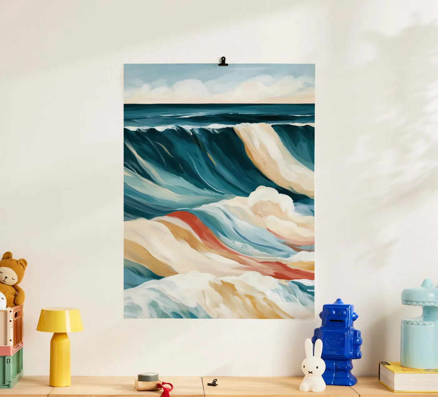 Dramatic Ocean Waves Poster von Calypso