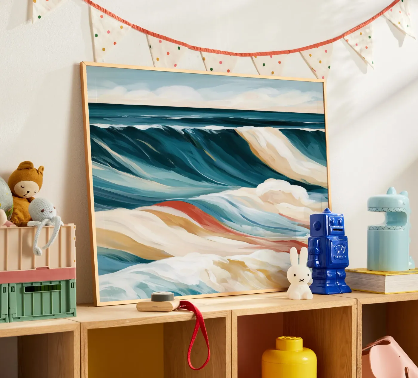 Dramatic Ocean Waves Poster von Calypso