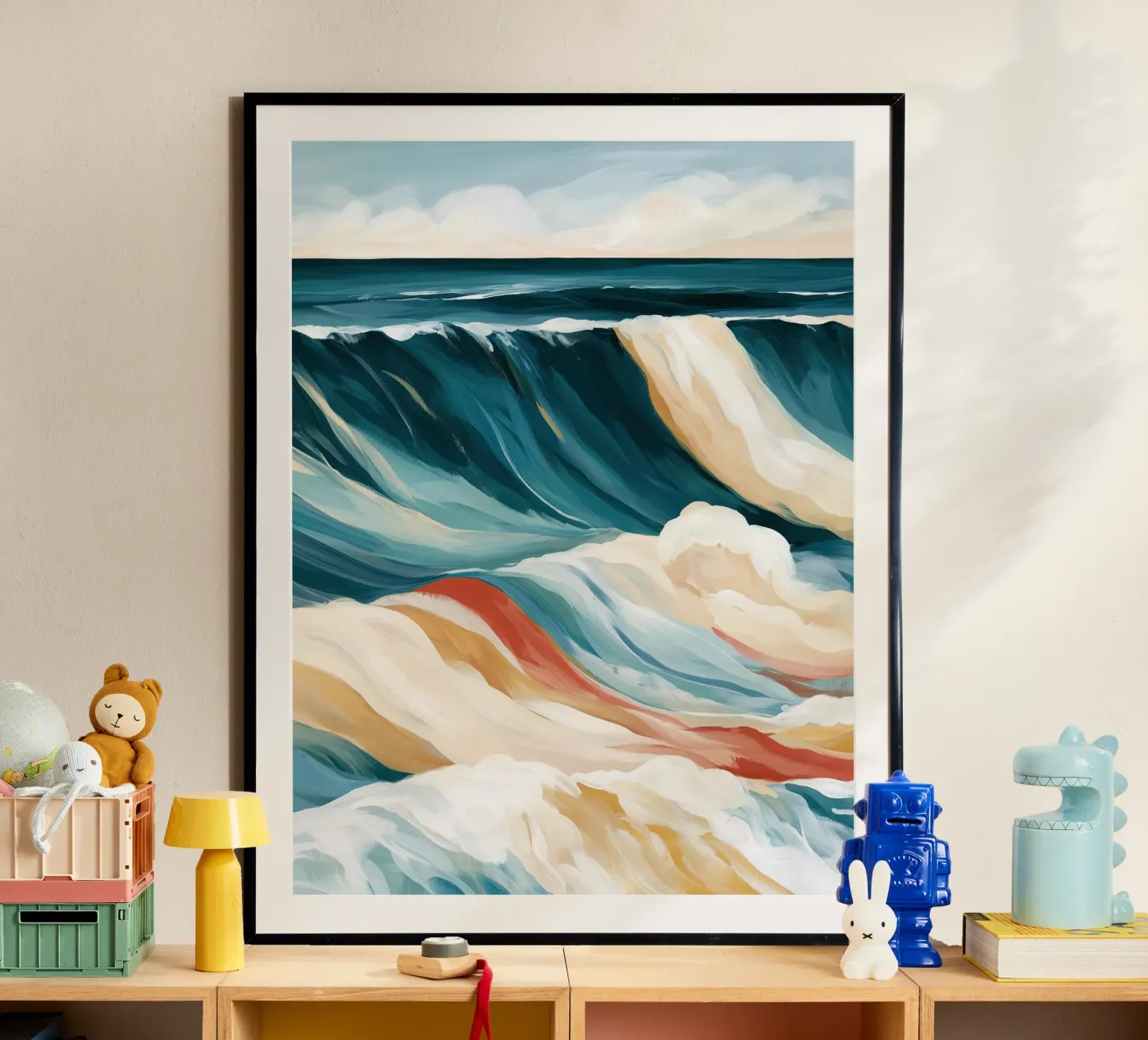 Dramatic Ocean Waves Poster von Calypso