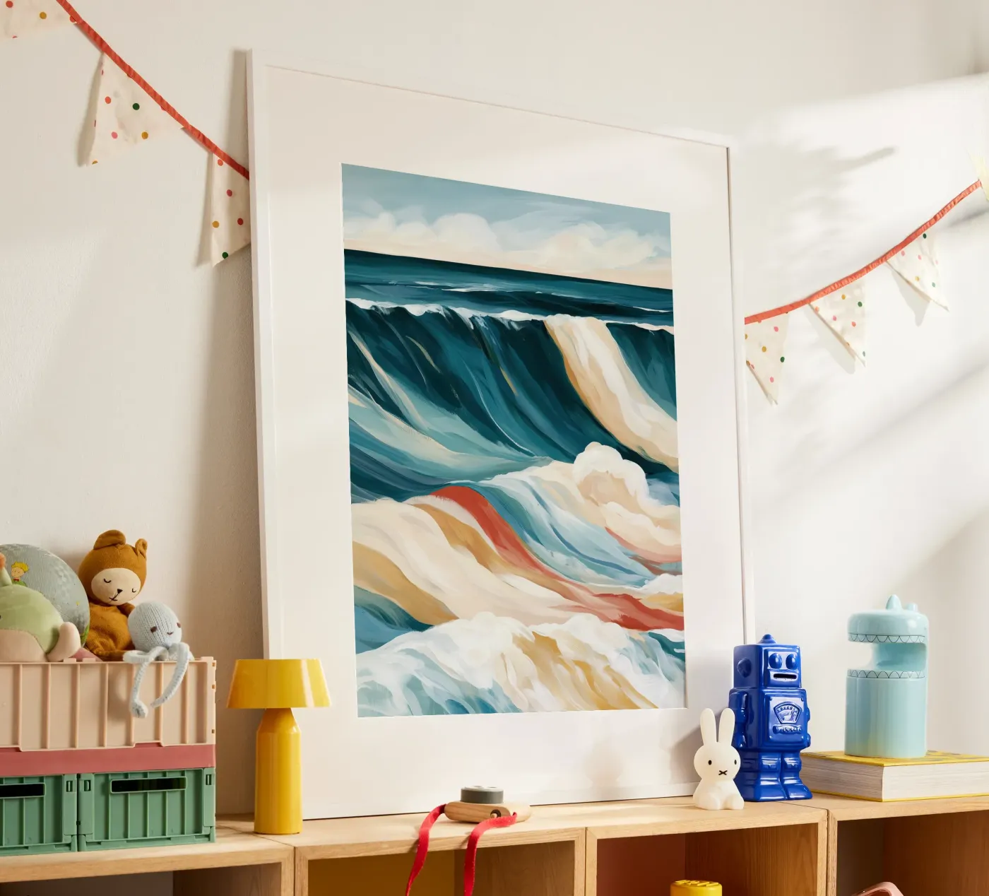 Dramatic Ocean Waves Poster von Calypso