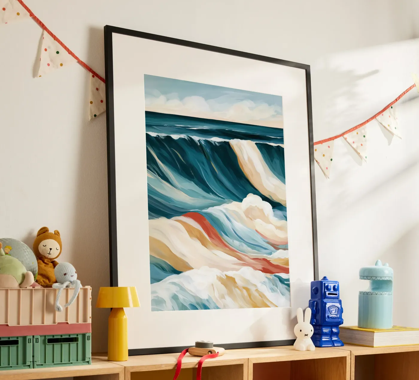 Dramatic Ocean Waves Poster von Calypso