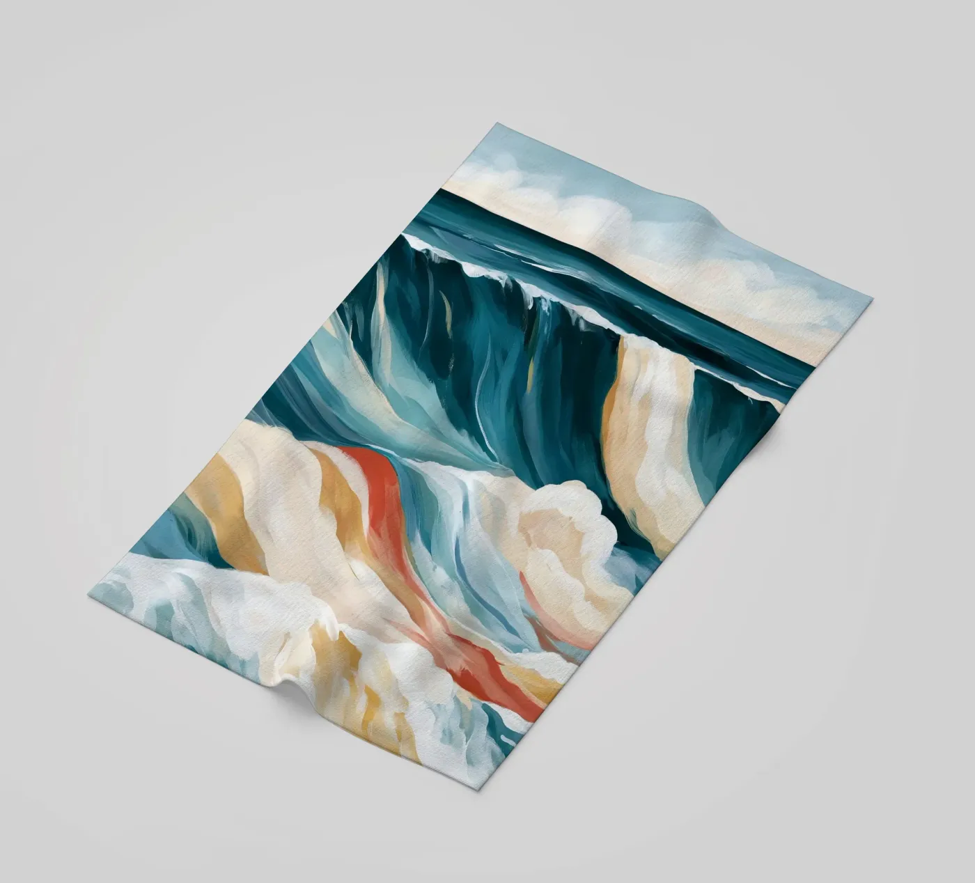 Dramatic Ocean Waves strandhanddoek van Calypso
