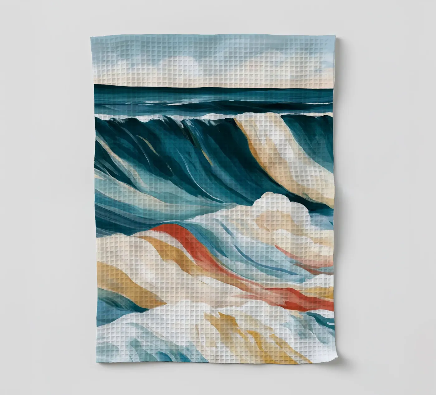 Dramatic Ocean Waves Geschirrtuch von Calypso