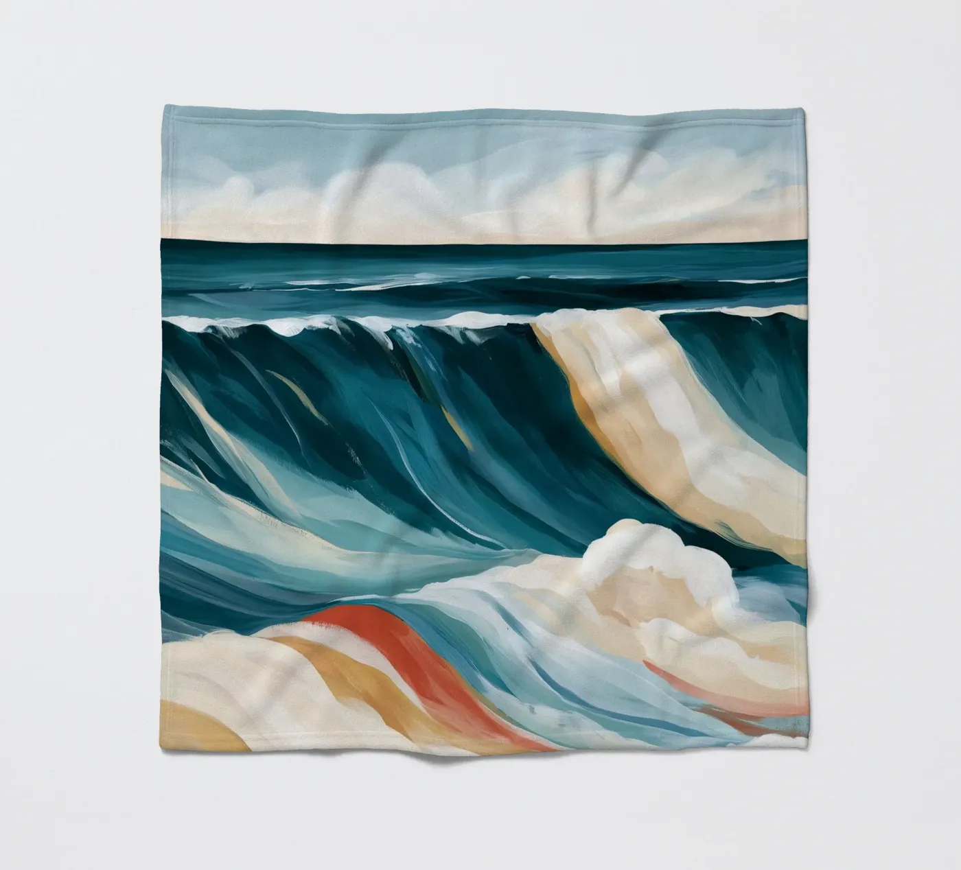 Dramatic Ocean Waves Fleecedecke von Calypso