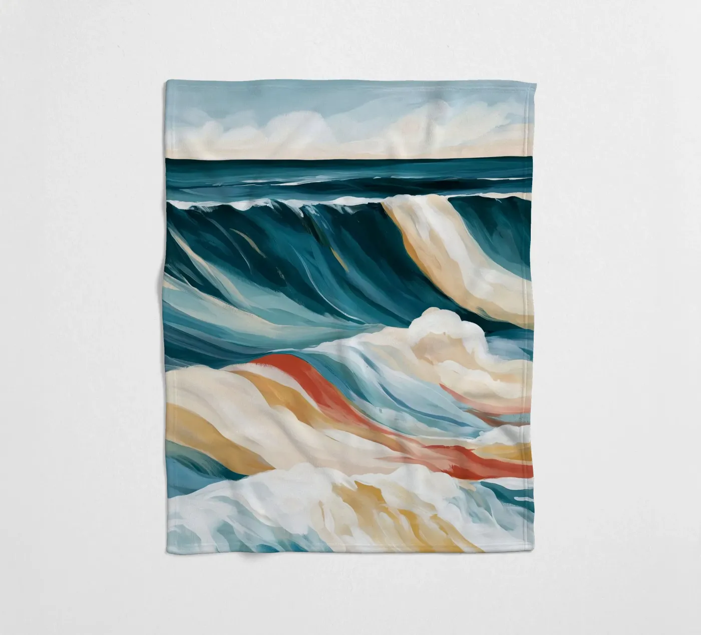 Dramatic Ocean Waves Fleecedecke von Calypso