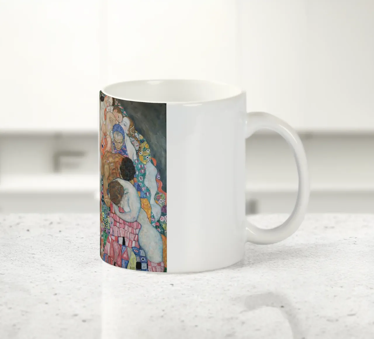 Gustav Klimt - La morte e la vita tazza in ceramica da William Store