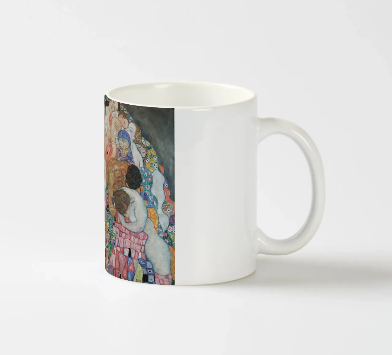 Gustav Klimt - La morte e la vita tazza in ceramica da William Store