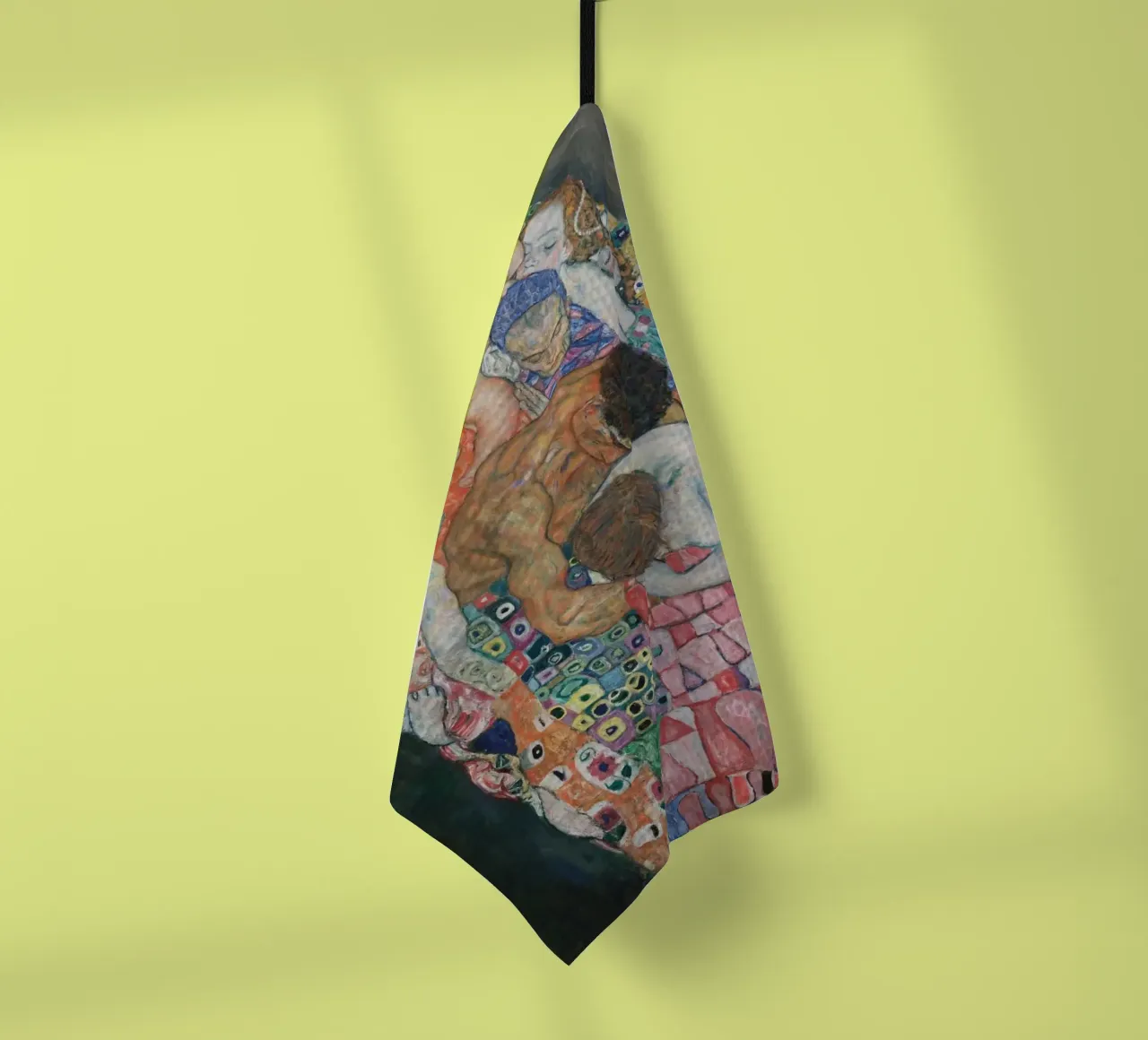 Gustav Klimt - La mort et la vie torchon de William Store