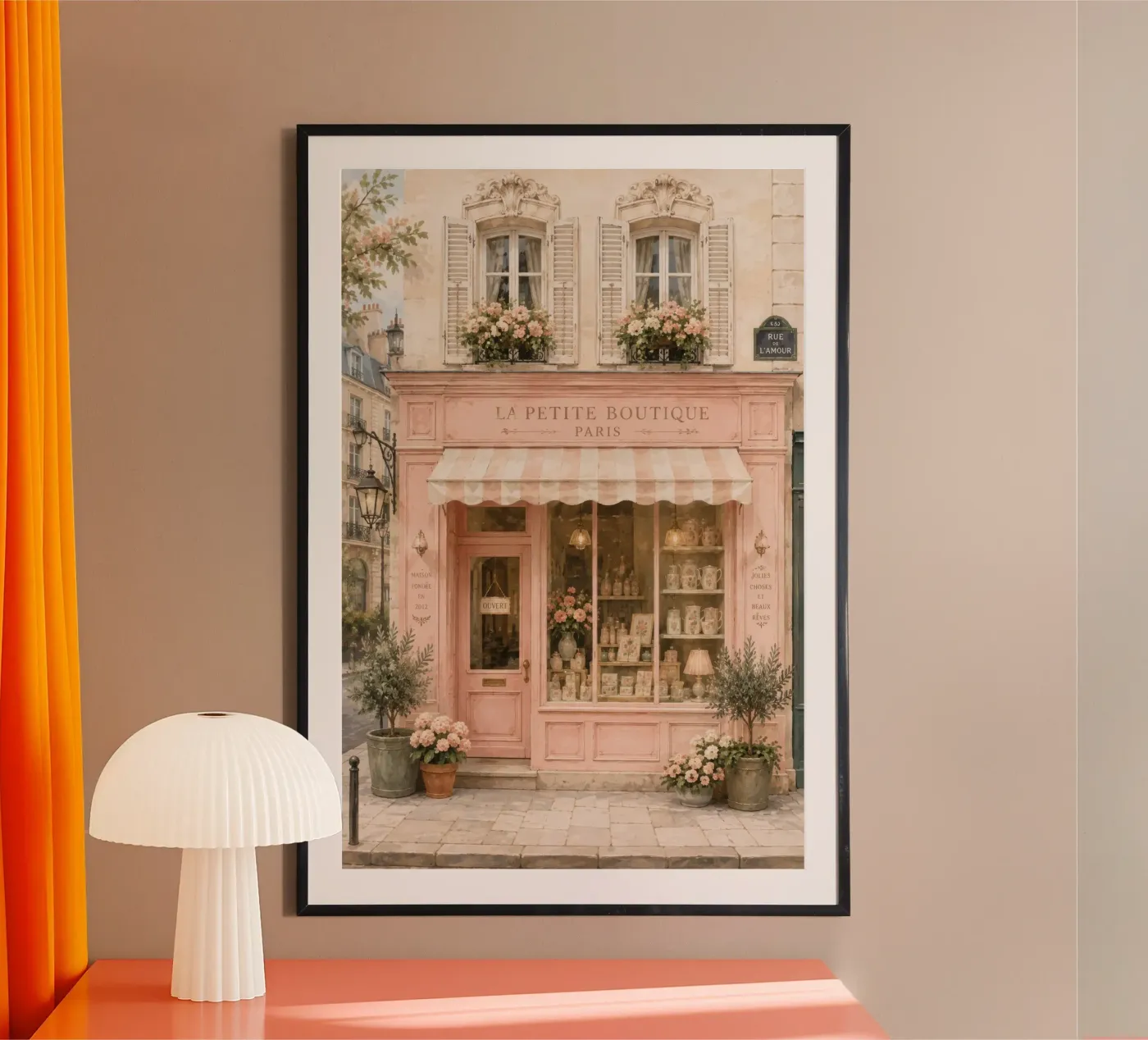 Pink only poster by child learning