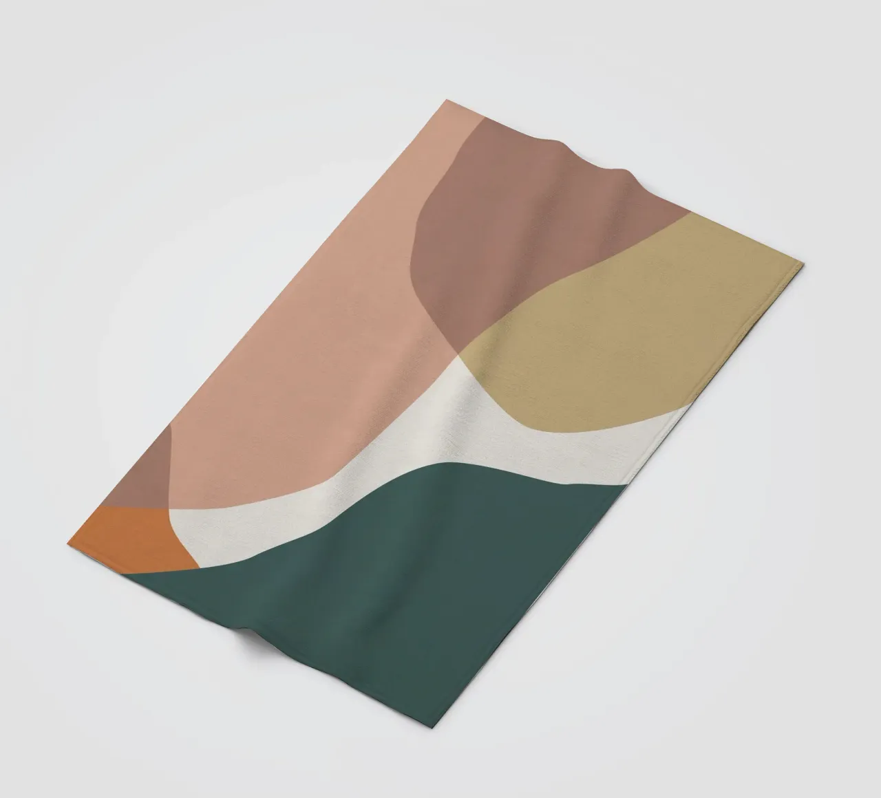 Superfici dai colori astratti - forme organiche per ambienti moderni coperta in pile da Whole©