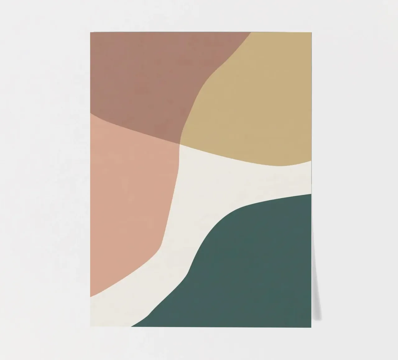 Abstract colour surfaces - organic shapes for modern rooms sticker sheet by Whole©