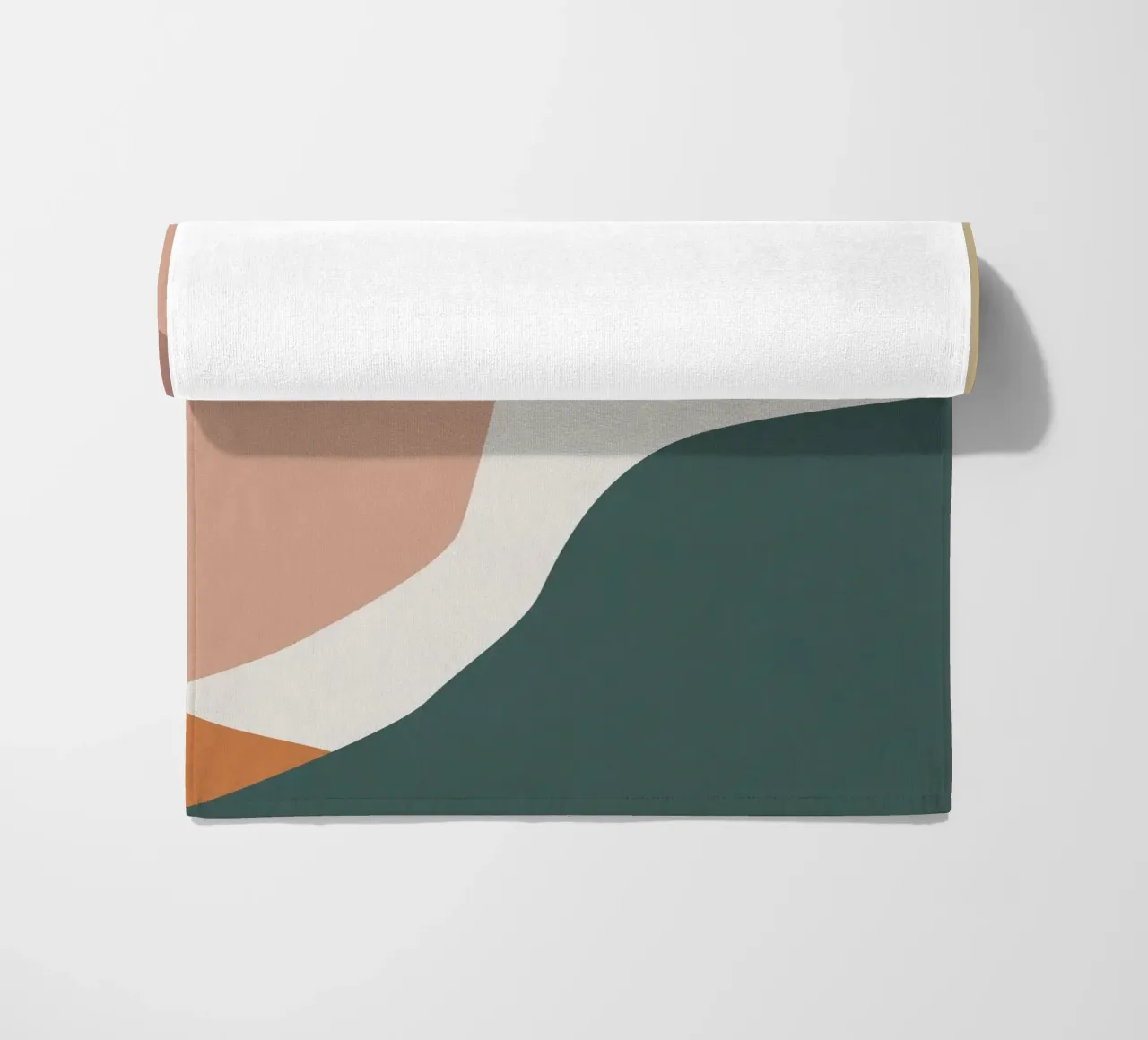 Superfici dai colori astratti - forme organiche per ambienti moderni telo mare da Whole©