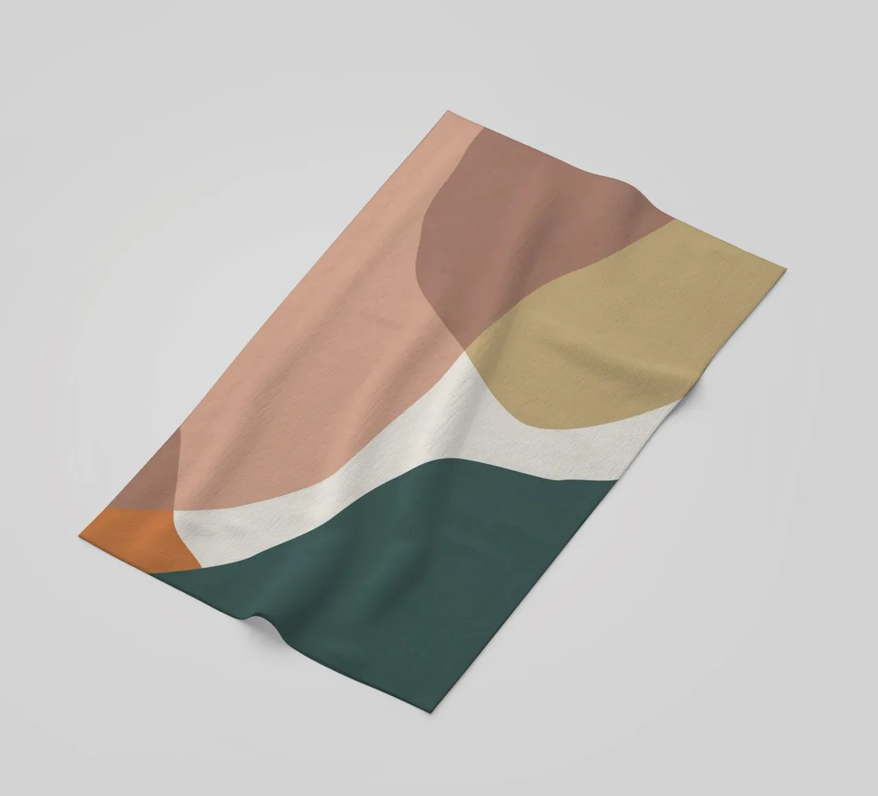 Superfici dai colori astratti - forme organiche per ambienti moderni telo mare da Whole©