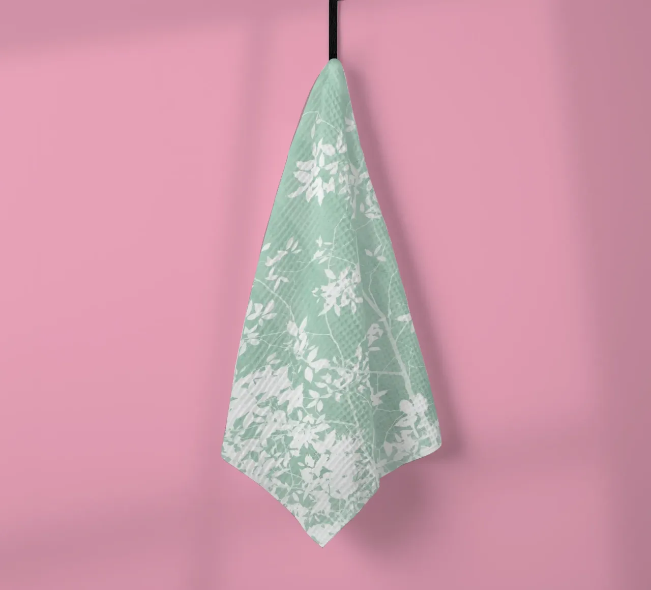 Trait de feuillage vert menthe torchon de amini54