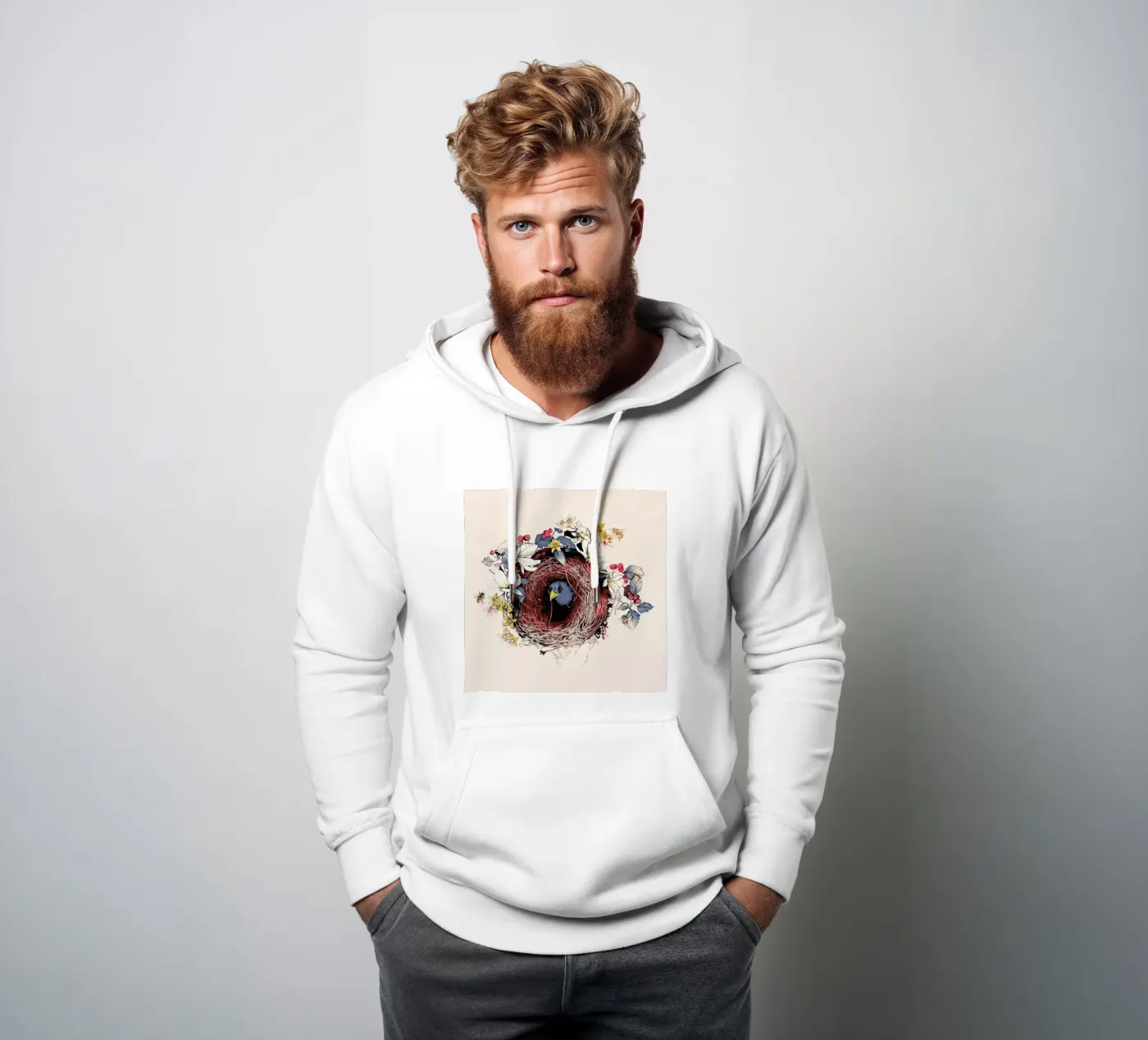 Nesting hoodie by La Scarlatte
