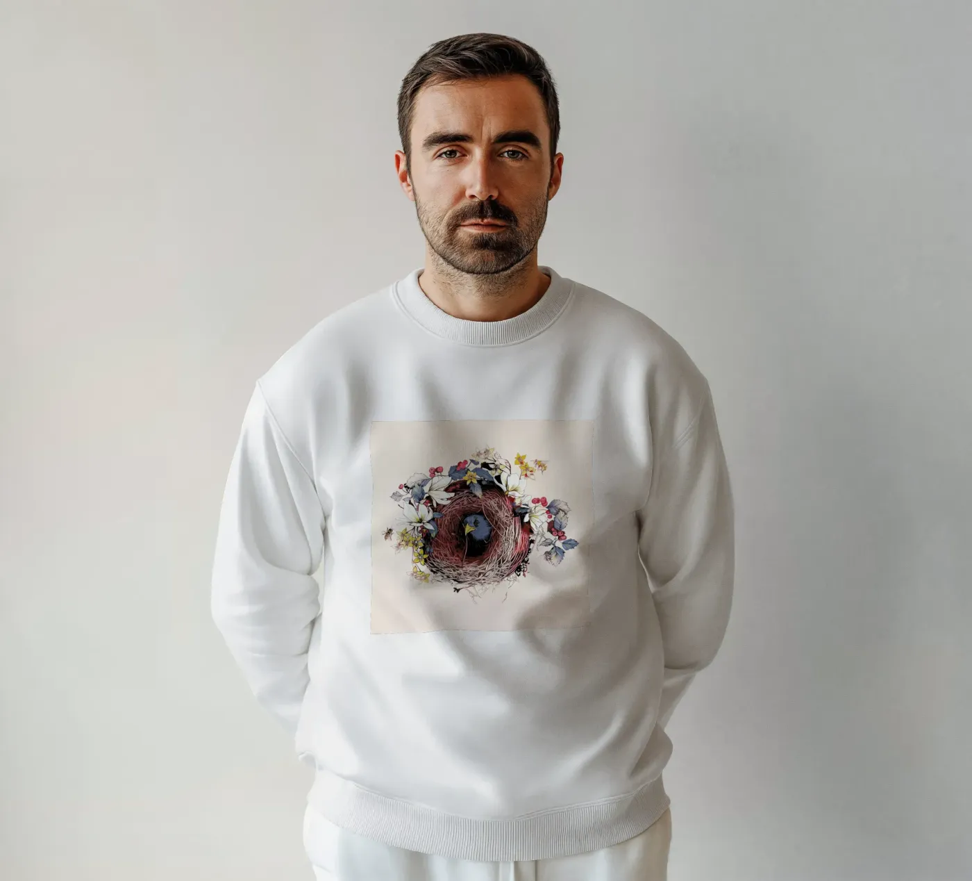 Nesting sweatshirt by La Scarlatte