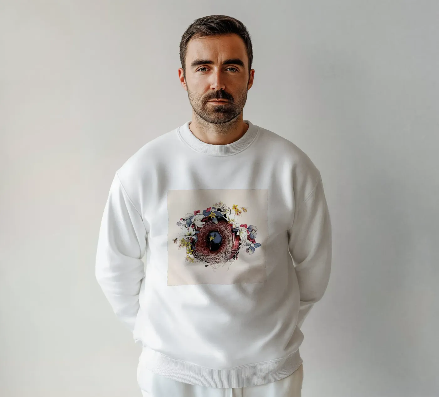 Nesting sweatshirt by La Scarlatte