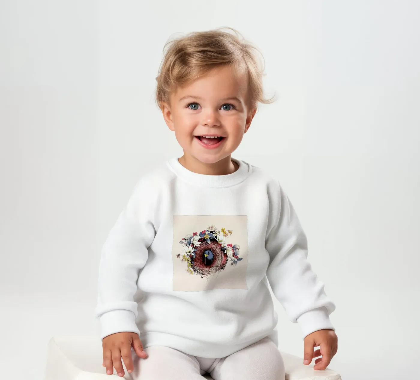Nesting sweat pour bébé de La Scarlatte