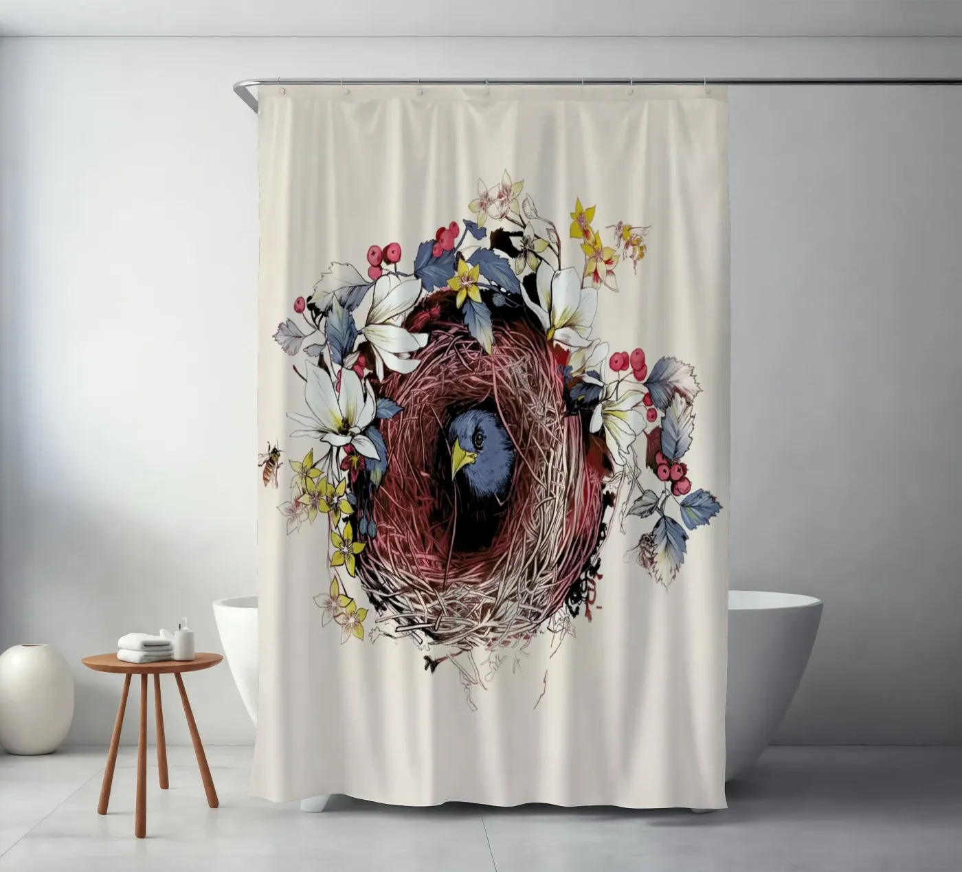 Nesting tenda da doccia da La Scarlatte