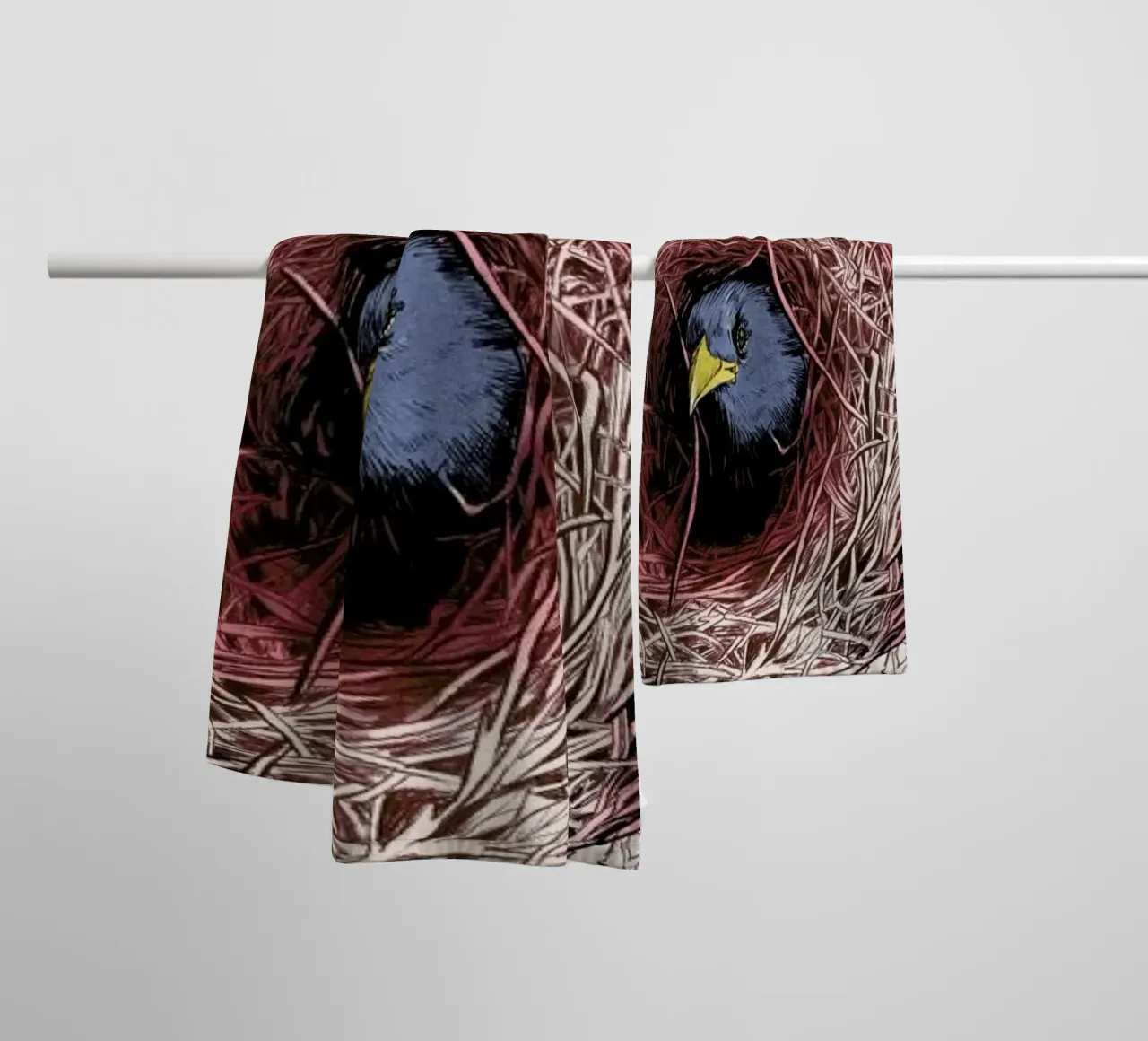 Nesting badhanddoek van La Scarlatte