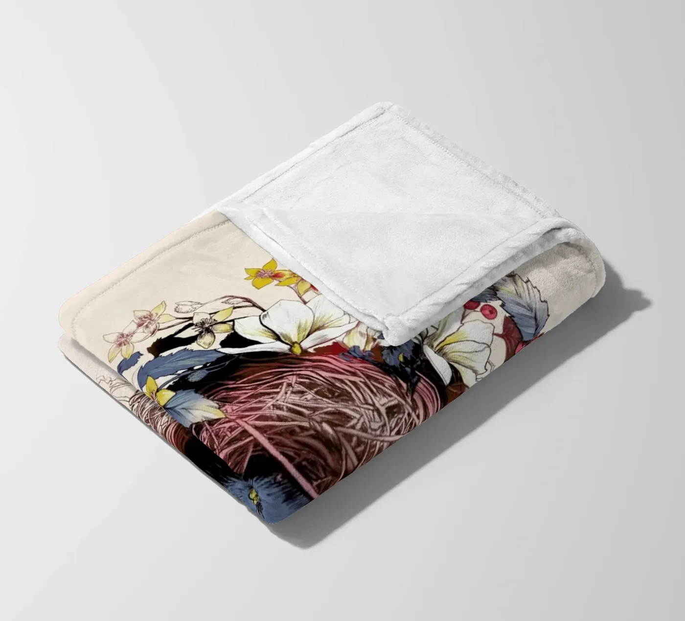 Nesting fleecedeken van La Scarlatte