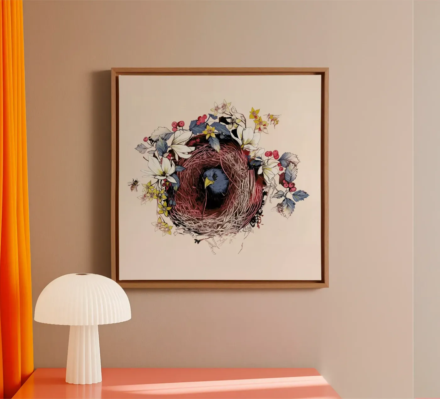 Nesting canvas by La Scarlatte