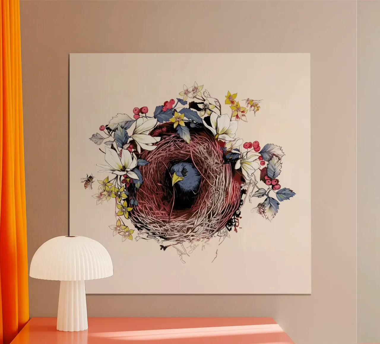 Nesting poster da La Scarlatte
