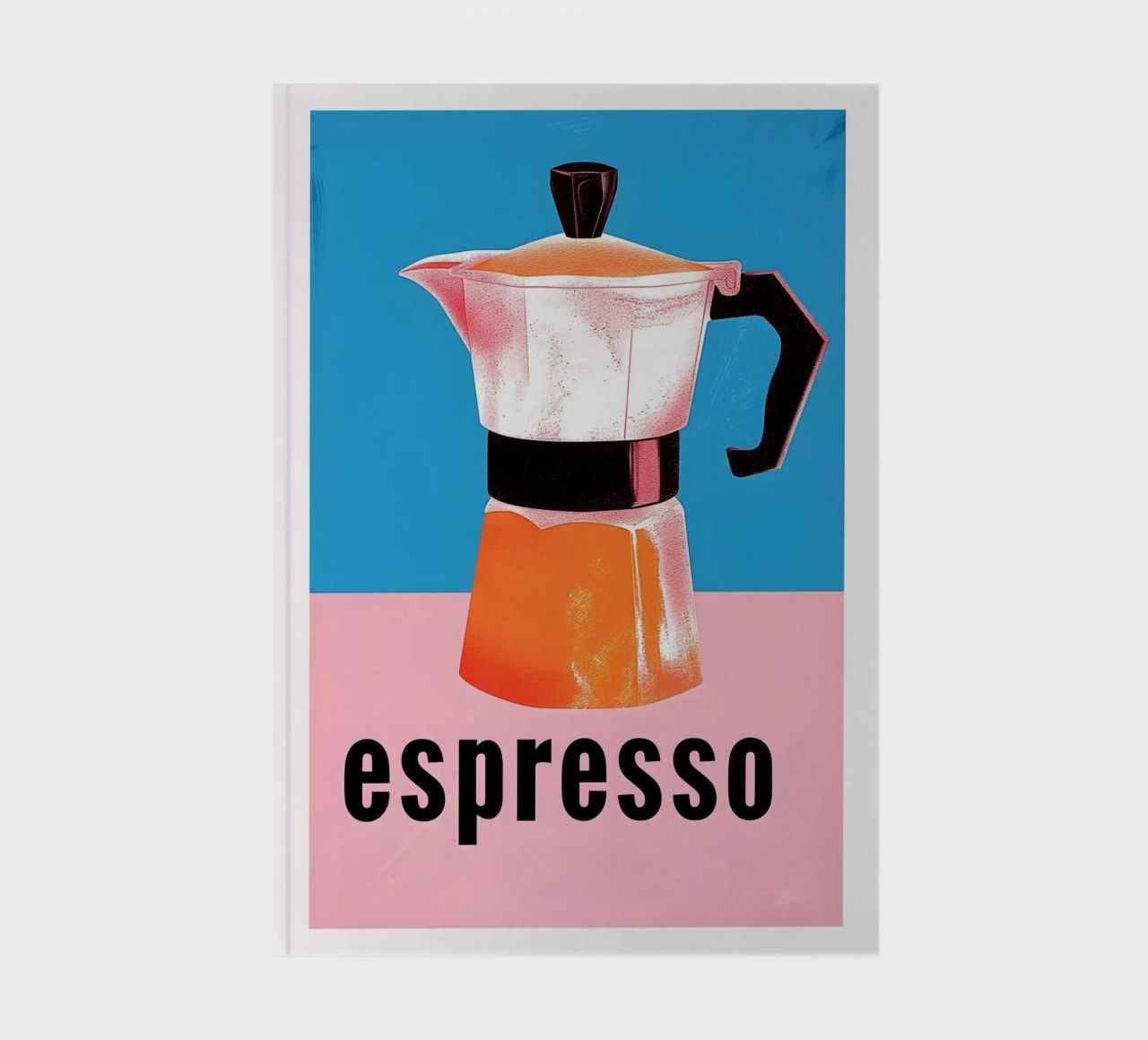 Mocha coffee maker notebook by Carinaprint