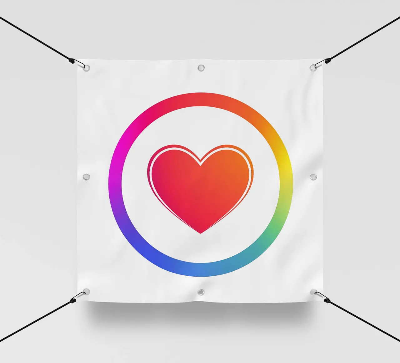 AMORE LGBTQ+ Arcobaleno telo in pvc da Autofocus