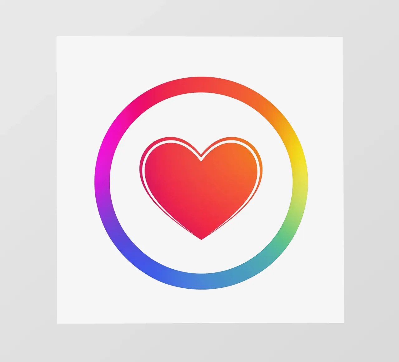 AMORE LGBTQ+ Arcobaleno telo in pvc da Autofocus