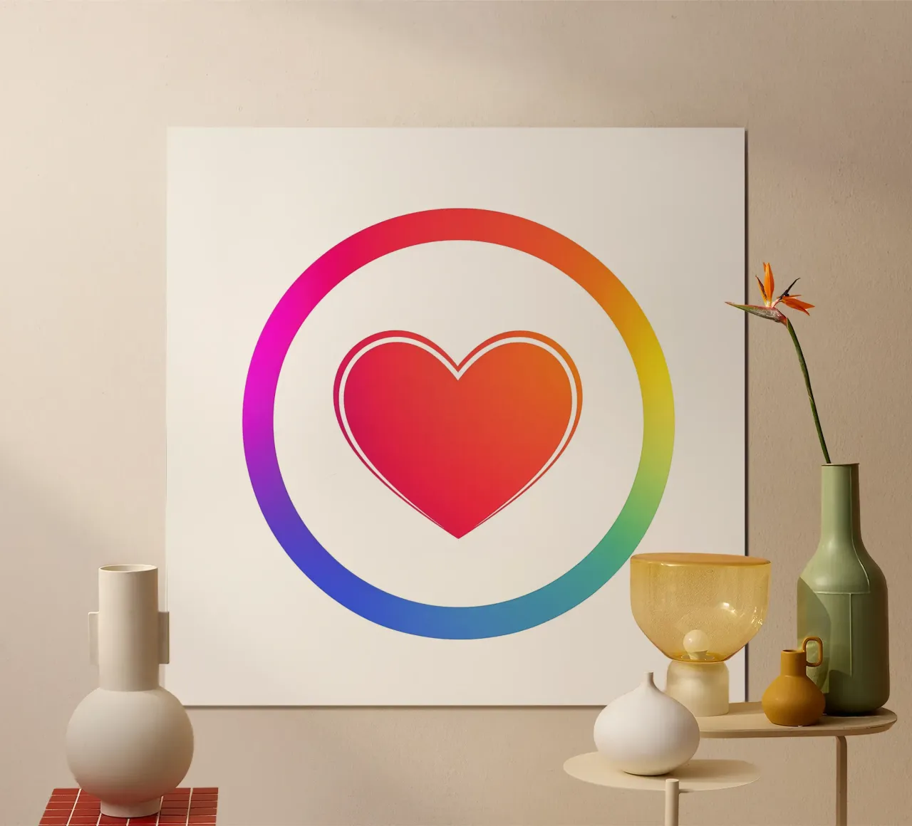 AMORE LGBTQ+ Arcobaleno poster da Autofocus