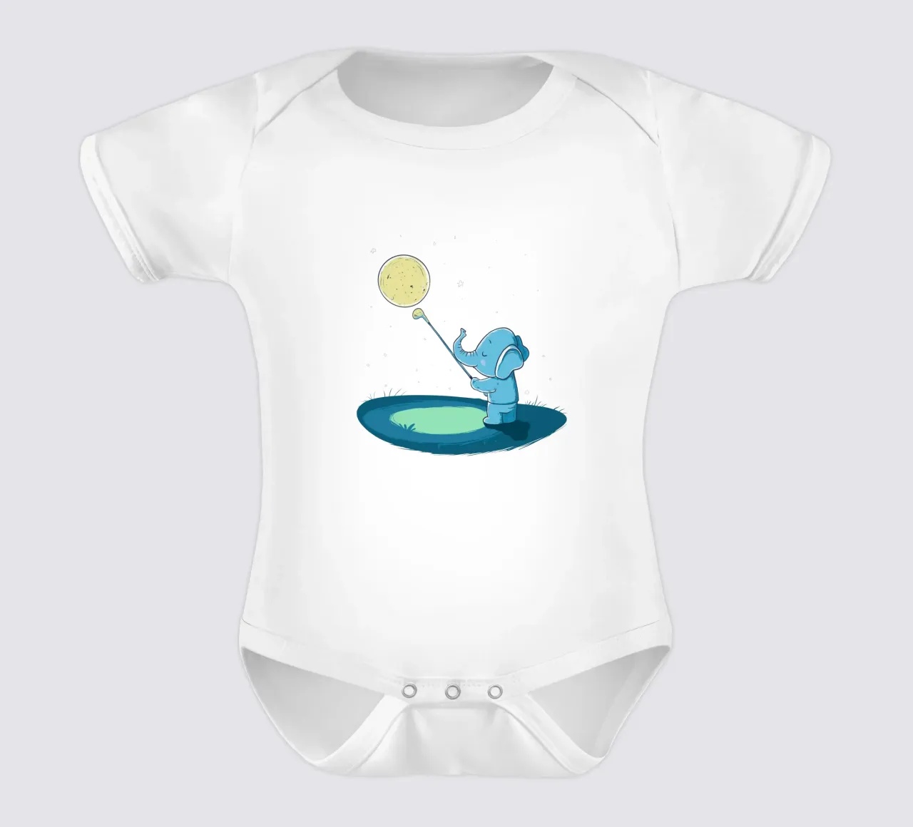 Targeting the Stars body neonato maniche corte da edsonramosart