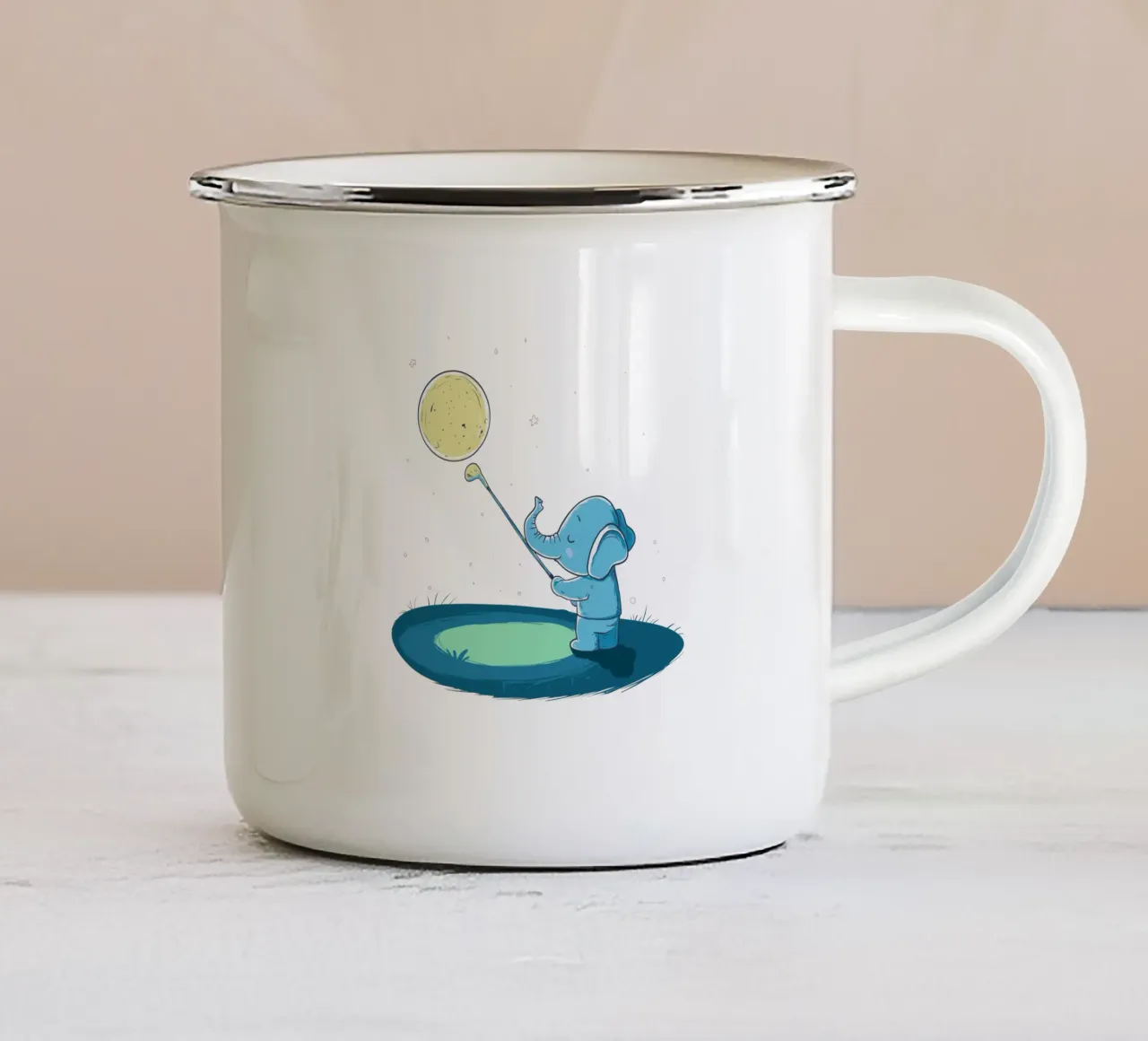 Targeting the Stars tazza in smalto da edsonramosart