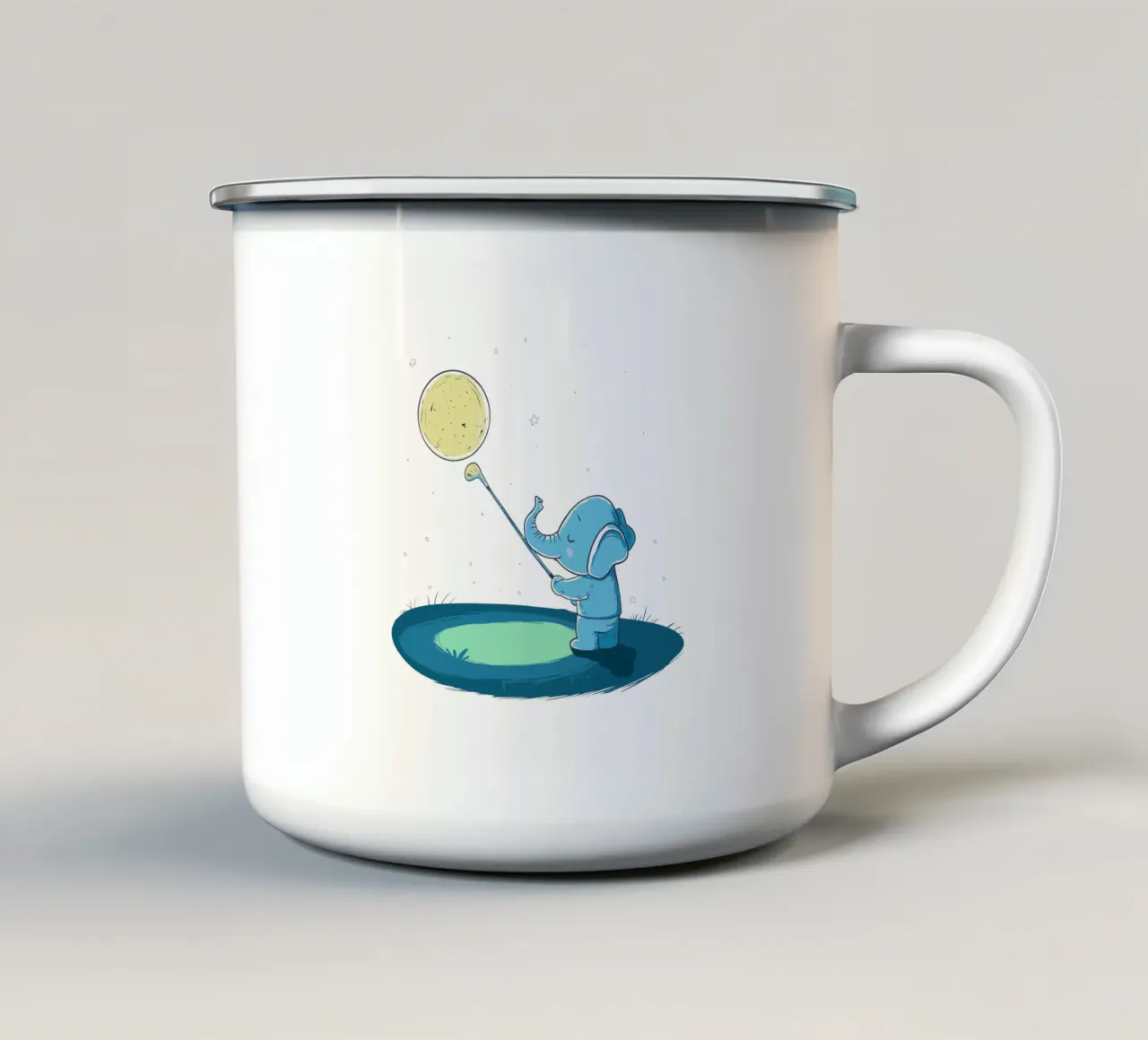 Targeting the Stars tazza in smalto da edsonramosart