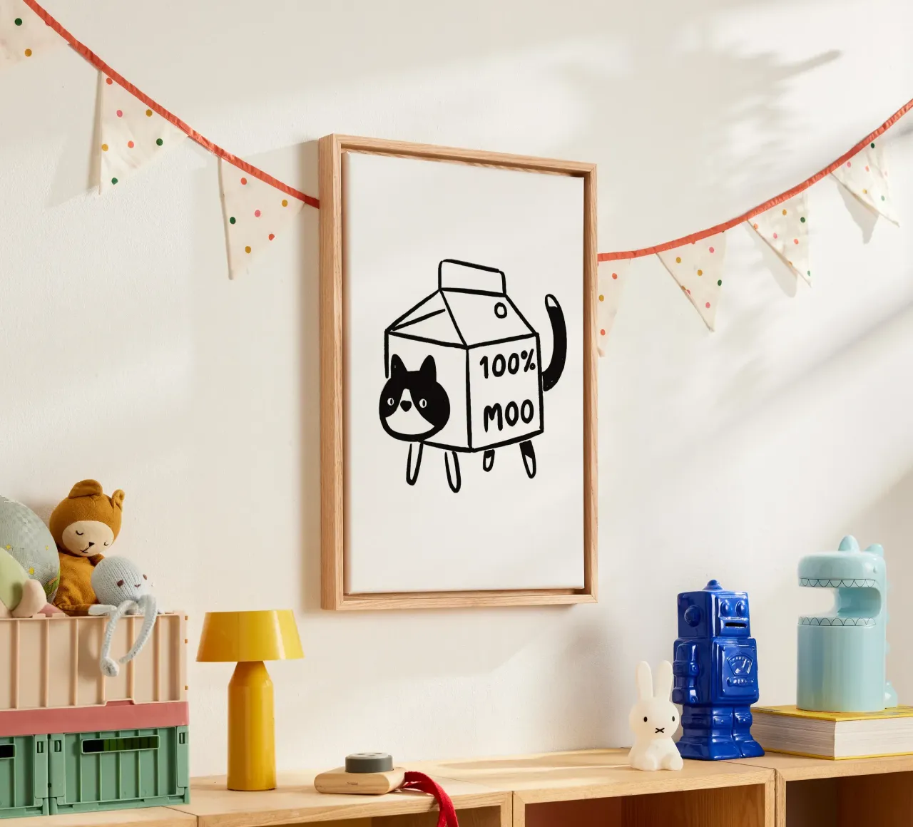 100% MOO canvas met Baklijst van Janice Jong